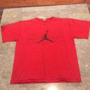 Red Jordan t-shirt